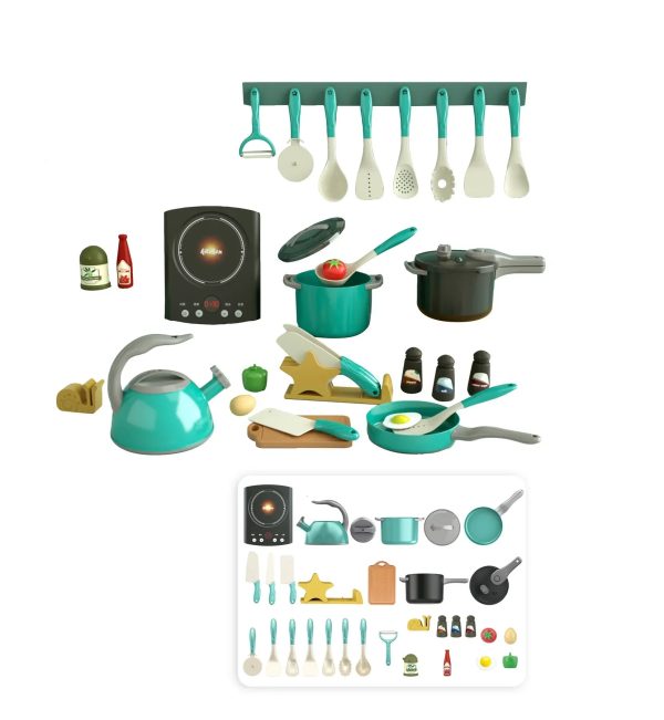 Jeronimo Play Kitchen Cooking 31pc Set