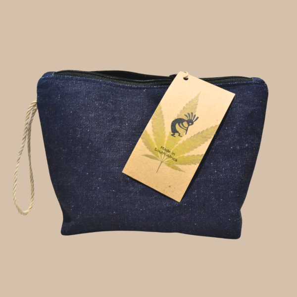 Hemp Denim Toiletry beauty bags - Image 2