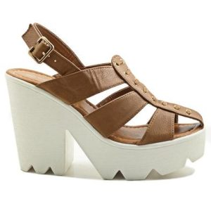 Chunky Heel - Tan