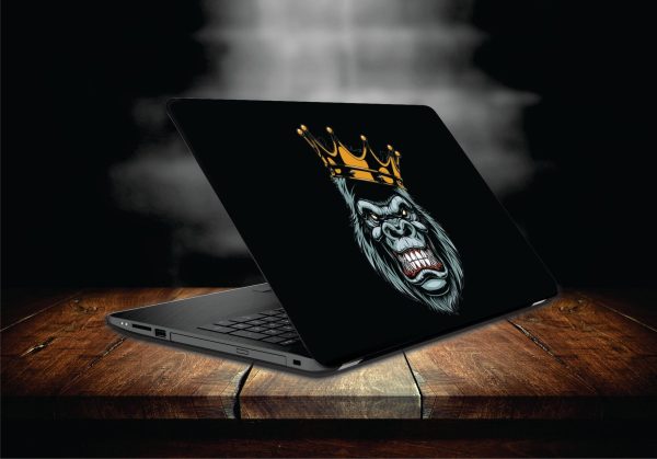 Gorilla King Bad Laptop Skin - Image 2