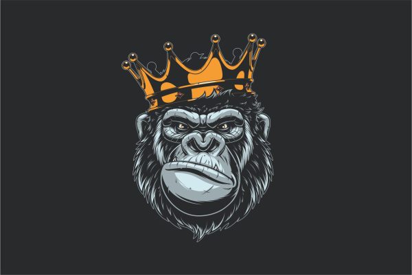 Gorilla King Laptop Skin - Image 3