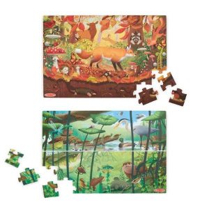 Melissa & Doug Let's Explore Double-Sided Seek & Find Puzzle (Pre-Order)