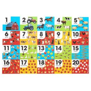 Melissa & Doug Farm Number Floor Puzzle (24 pc) (Pre-Order)