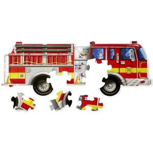 Melissa & Doug Giant Fire Truck Floor Puzzle (24 pc) (Pre-Order)