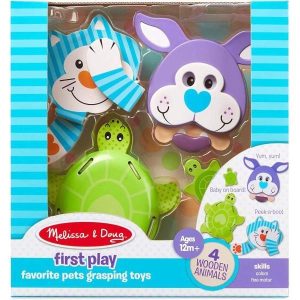 Melissa & Doug Favourite Pets Grasping Toys (Pre-Order)