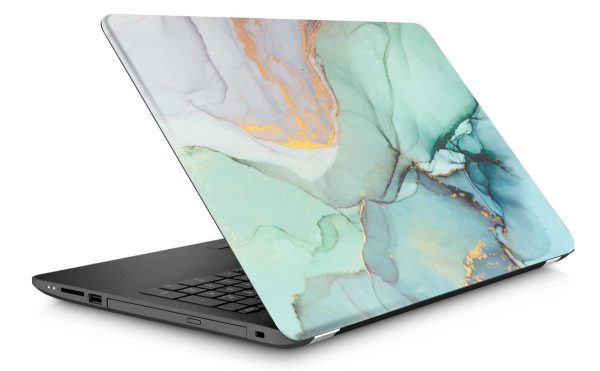 Mint Marble Laptop Skin - Image 3