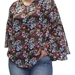 Bell Sleeve Blouse - Black