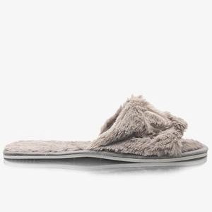 Bedroom Fluff Slippers  - Grey