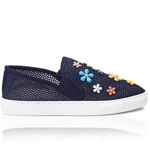 Ladies' Casual Sneakers - Navy