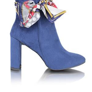 Ankle Boots - Navy