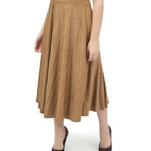 Pleated Skirt - Tan