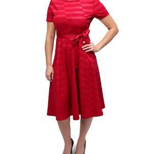 A-Line Dress - Red