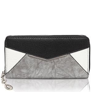 Zip Around Wallet - Silver