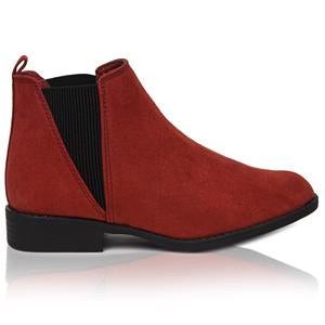 Ankle Boots - Red