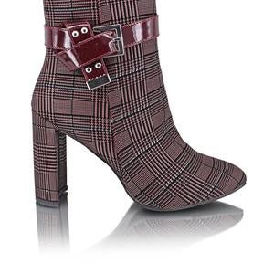 Ankle Boots - Burgundy