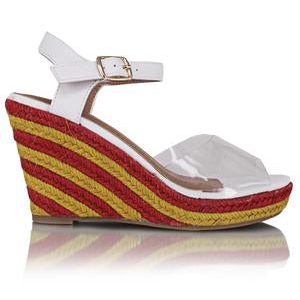 Espadrille Wedge - White