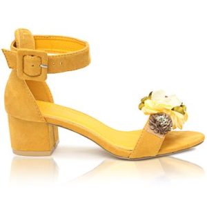 Block Heels - Mustard