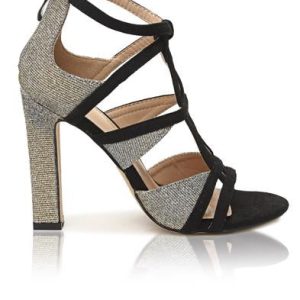 Block Heels - Silver