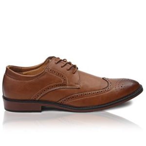 Lace Up Shoes - Tan