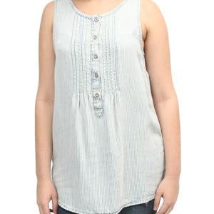 Sleeveless Top - Light Blue