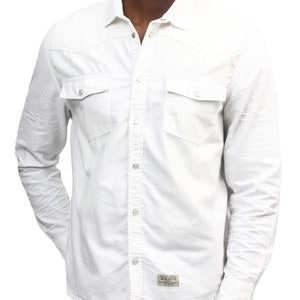 Denim Shirt - White