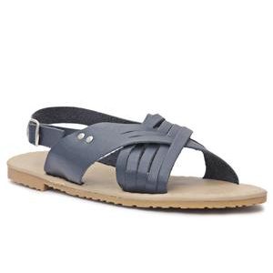 Ladies' Crossover Sandals - Navy