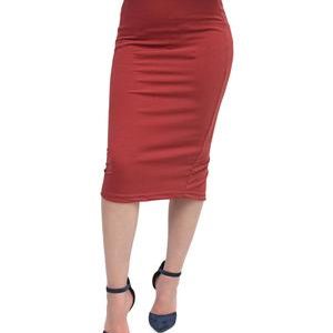 Pencil Skirt - Coral