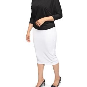 Pencil Skirt - White