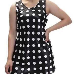 Polka Dot Chemise - Black