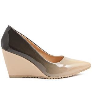 Ombre Wedge - Nude