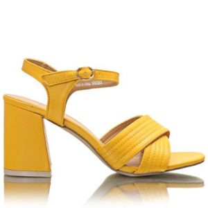 Block Heels - Mustard