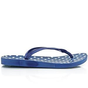 Polka Dot Jelly Sandals - Blue