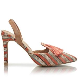 Tassel Heels - Orange