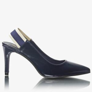 Court Heels - Navy