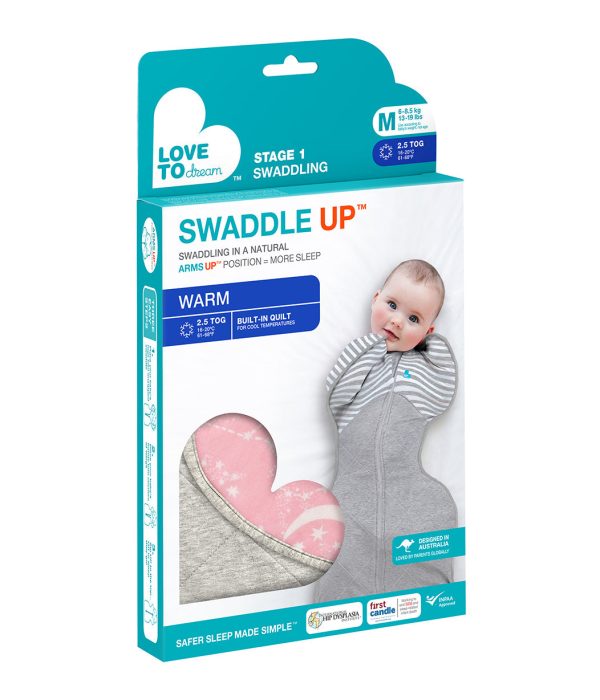 Swaddle Up Winter Warm Pink - Small (3-6KG) - Image 5