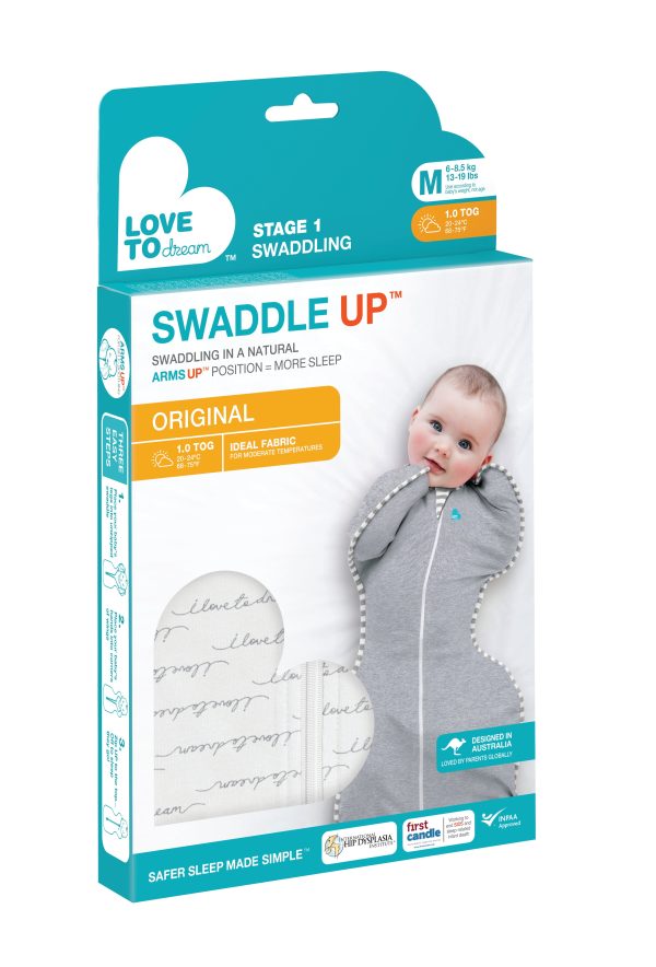 Swaddle Up Original White(Dreamer) - Medium(6-8.5KG) - Image 4