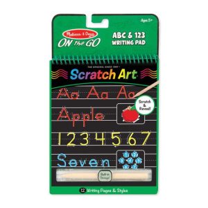 Melissa & Doug ABC & 123 Writing Pad - Scratch Art (Pre-Order)