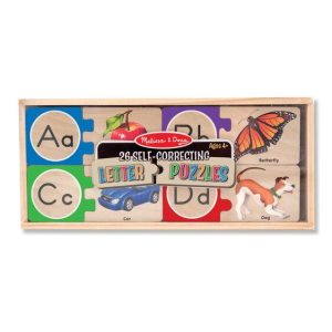 Melissa & Doug Self-Correcting Letter Puzzles (Pre-Order)