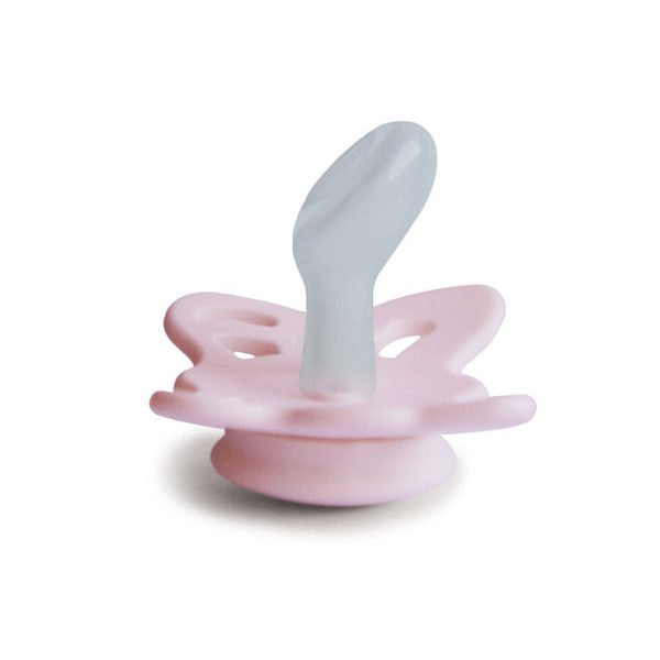 Frigg Butterfly Silicone Pacifier/WHITE LILAC Size 2 - Image 2