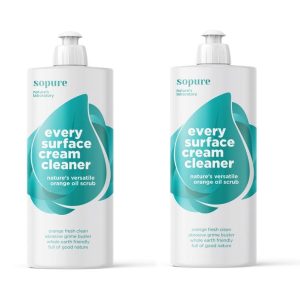 SoPure Every Surface Cream Cleaner 500ml (2 PACK) - 4aKid