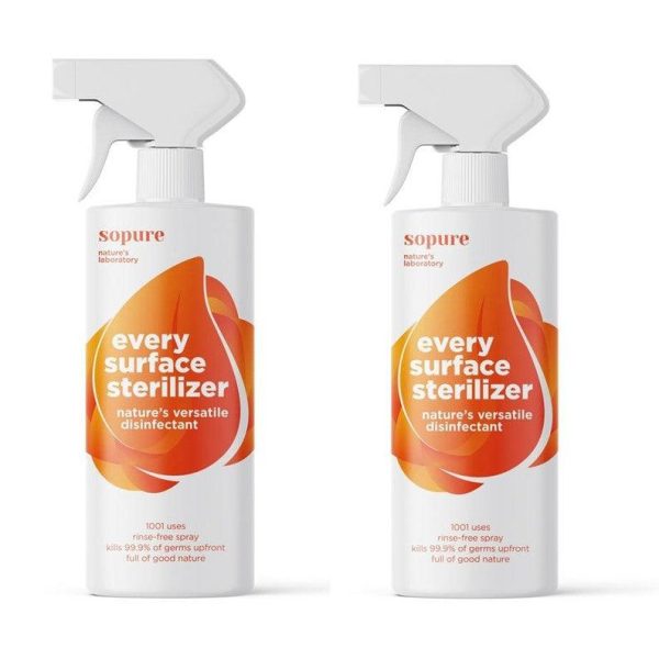 SoPure Every Surface Sterilizer for Everyday Use 1 LITRE (2 PACK) - 4aKid