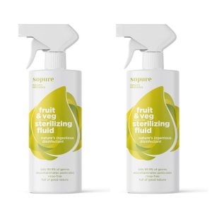 SoPure Kitchen Fruit & Veg Sterilizing Spray 500ml (2 PACK) - 4aKid