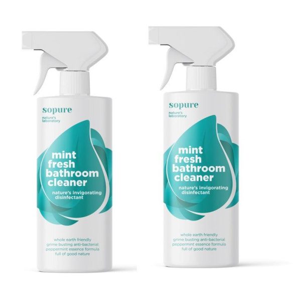 SoPure Mint Fresh Bathroom Cleaner 500ml (2 PACK) - 4aKid