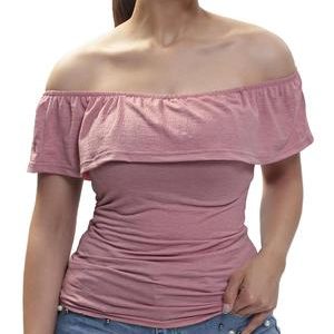 Off Shoulder Top - Pink