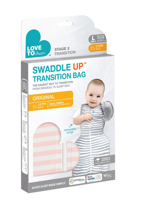 SWADDLE UP TRANSITION BAG ORIGINAL DUSTY PINK - M (6-8.5 KG) - Image 4