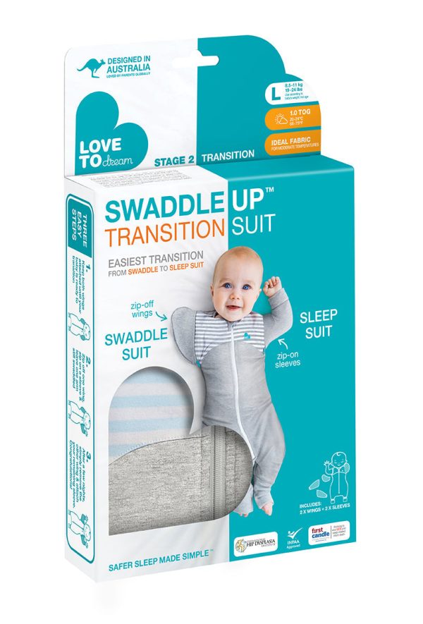 SWADDLE UP TRANSITION SUIT 1.0T BLUE LARGE - Image 5