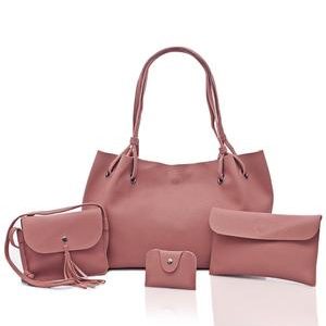 4 Piece Shopper Bag Set - Mink