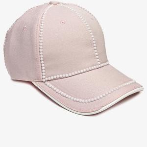 Pearl Detail Cap - Pink