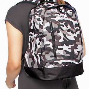 Camo Backpack - Black