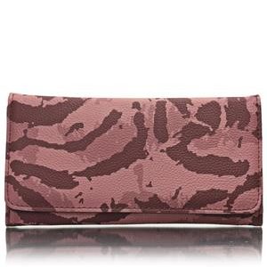 Camo Print Wallet - Pink